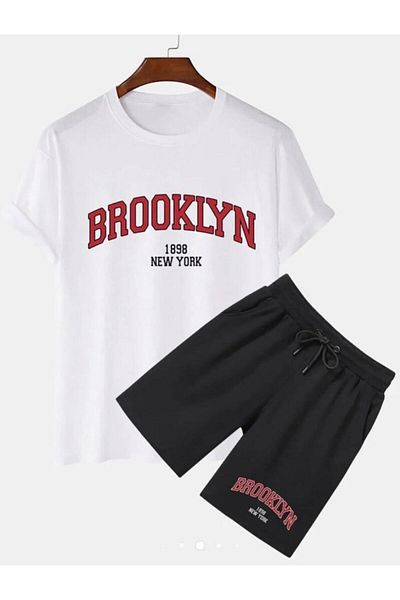 K&S Σορτς-Τ-Shirt Brooklyn Printed Double Set