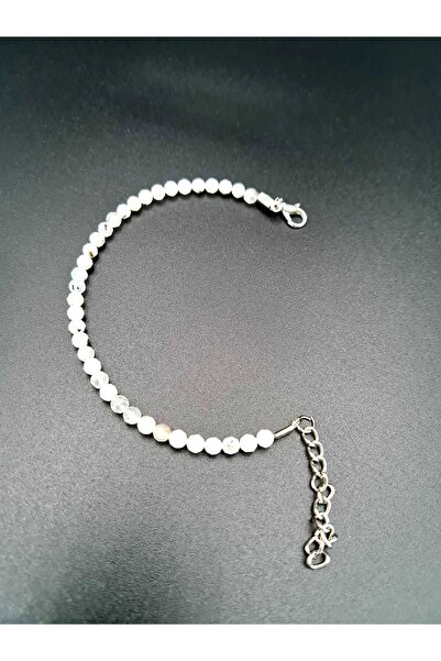 GÜMÜŞTEL EL SANATLARI Certified Moonstone Natural Stone Bracelet