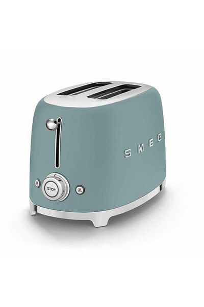 SMEG 50's Style Matte Emerald Green Toaster Special Edition Tsf01Pgeu