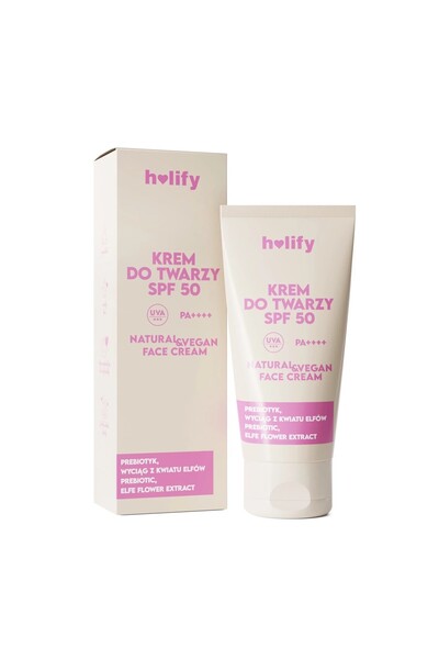 HOLIFY Prebiotický krém na obličej SPF 50 - Prebiotický krém na obličej