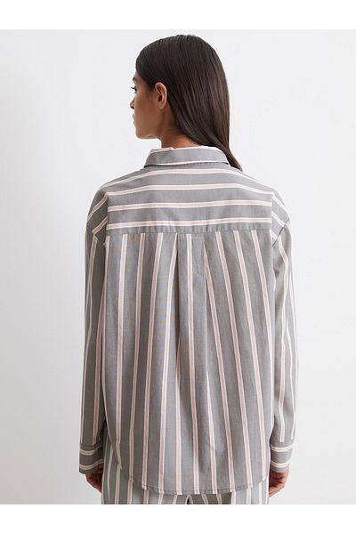 Marc O'Polo Sleepshirt Mix & Match Woven Schlafshirt Schlafmode Pyjama