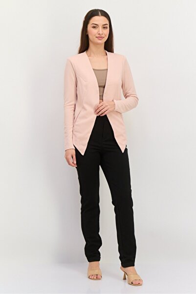 Bcbgeneration Women Regular Fit Textured Blazer, Peach