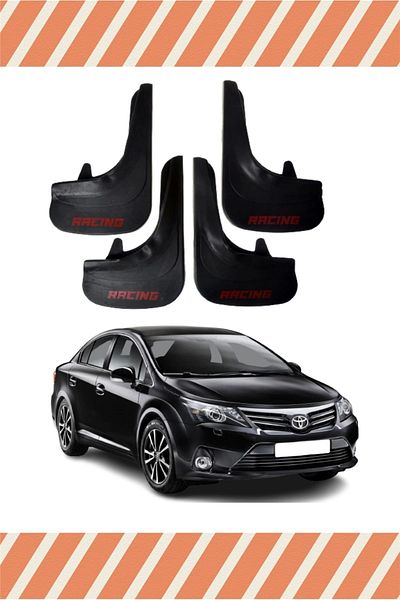 Heda Tex Toyota Avensis Racing Yazılı 4'lü Tozluk Çamurluk Paçalık