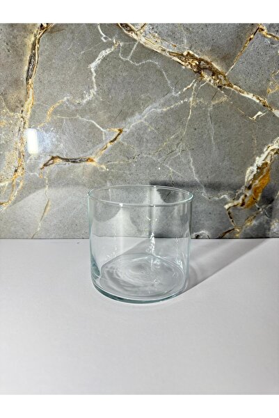 Paşabahçe 10*10cm silindir dekoratif cam vazo