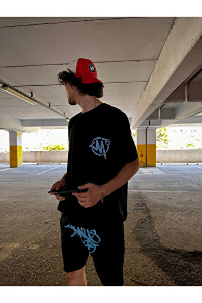 bellanova Σετ μπλουζάκι Oversize Asphalt Spotted