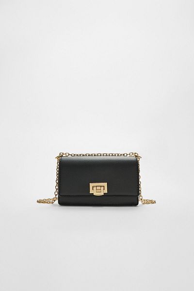 Stradivarius Embellished chain crossbody bag