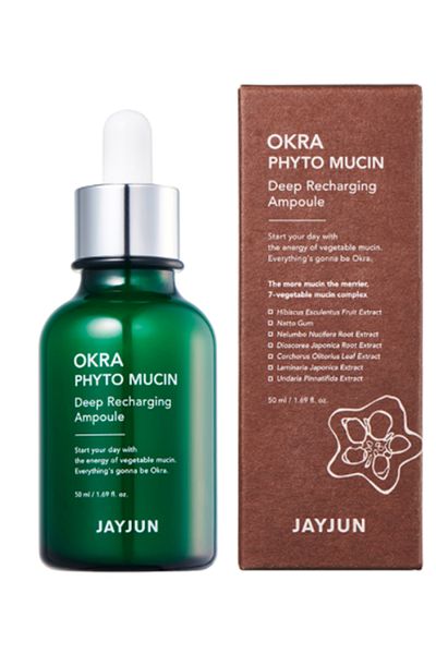 Jayjun Okra Phyto Mucin Deep Recharging Ampoule 50 ml - Ενυδατικός Ορός