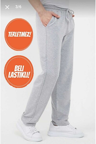 UYN SPORT Πακέτο 2 τεμαχίων Φούτερ με ψηλόμεσο και ίσιο πόδι, άνετη εφαρμογή, σε γκρι-μπλε ναυτικό χρώμα