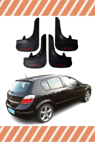 NOVDES Hg Opel Astra H Hb 2004-2015 Racing Written 4-Piece Dust Cover Mudguard Mudguard