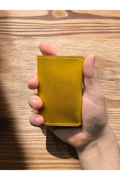 CRASSULA PREMIUM LEATHER Elegant Card Holder with Genuine Leather Snaps