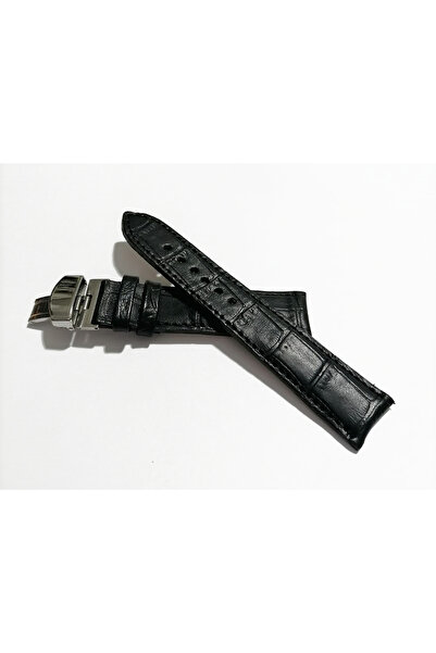 FADO &Hertür Saate &Uygun  Kelebek  Toka  24 MM  siyah kordon   (189 ) gumuş ...