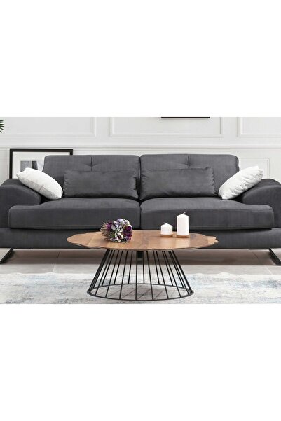 Vivense FRİDO ÜÇLÜ KOLTUK, ANTRASİT