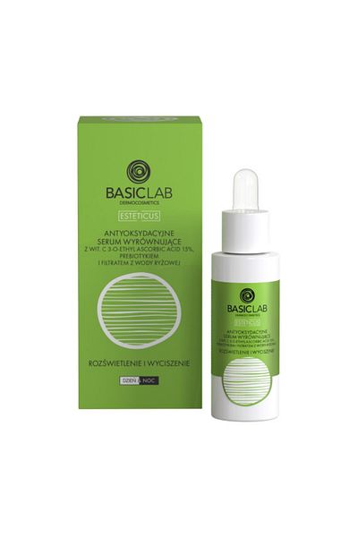 BASICLAB Esteticus Antioxidant Balancing Serum 15% Brightening and Calming 30 ml