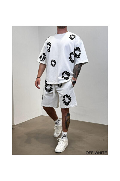 bellanova Σετ μπλουζάκι Oversize Asphalt Spotted