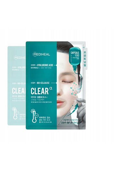 Mediheal Capsule 100 Mask 23 m l+ 4 ml - Μάσκα 2 βημάτων με υαλουρονικό οξύ για όλους τους τύπους δέρματος