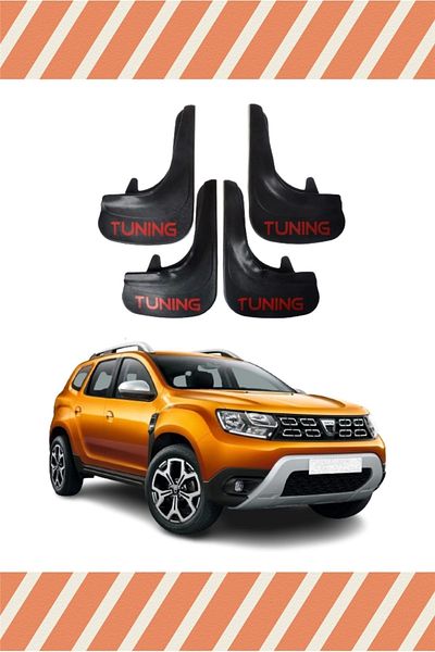 Heda Tex Hg Dacia Duster 2017 and Later Tuning Written 4-Piece Dust Cover Mudguard Mudguard