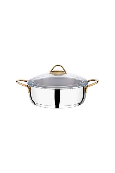 Öncü 28 cm Steel Flat Pot