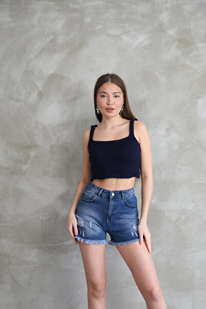 Sheilar Μπλούζα με λουράκια Crop