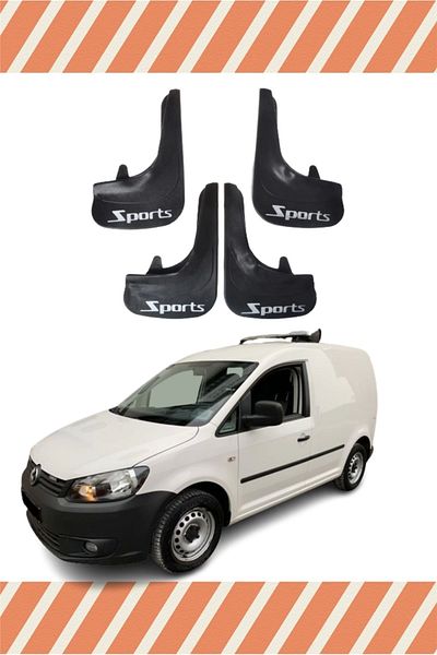 ATALAY TİCARET Yb Volswagen Caddy Sports Written 4-Piece Dust Cover Mudguard Mudflap
