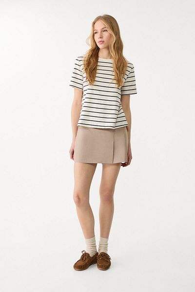 Stradivarius Striped regular fit T-shirt with round neck