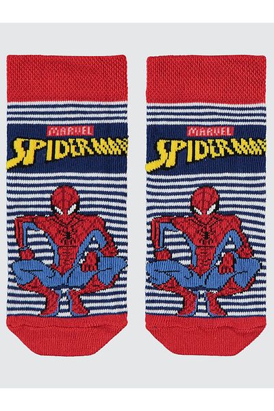 SPIDERMAN Jungensocken 3-11 Jahre Marineblau