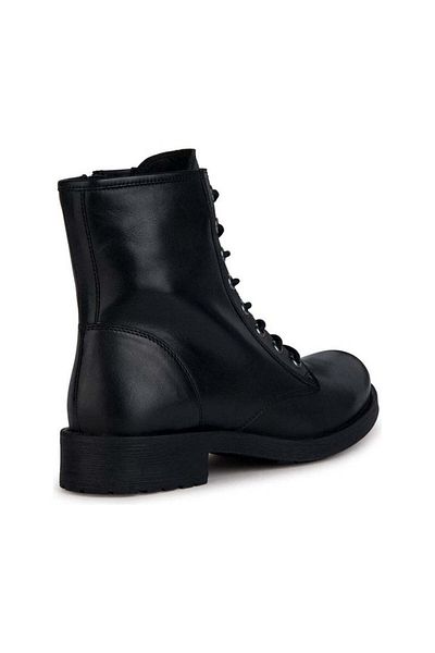 Geox Black Booties Womens Shoes