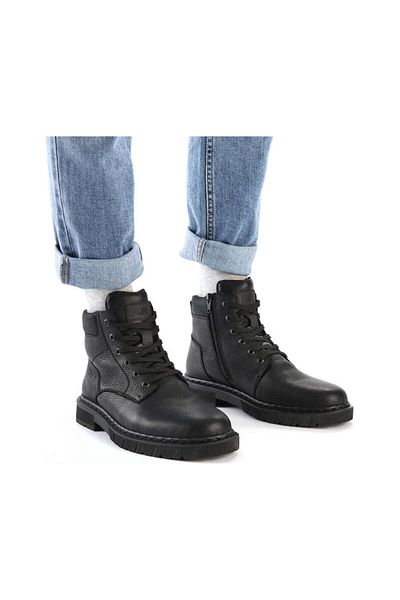 Rieker Cizme negre Pantofi barbati