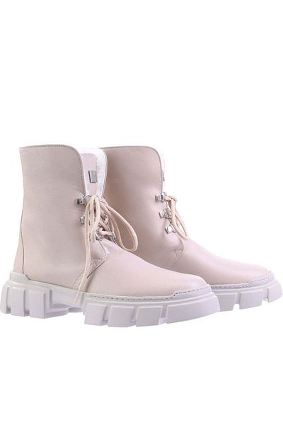 HÖGL Hogl Beige Booties Womens Shoes