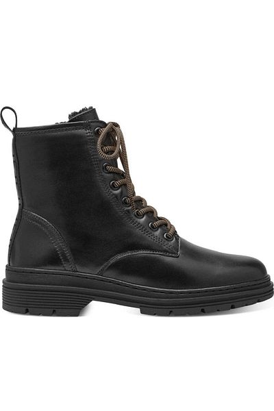 Tamaris Black Booties Womens Shoes