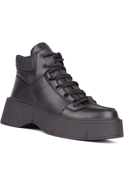 Betsy Black Booties Womens Shoes