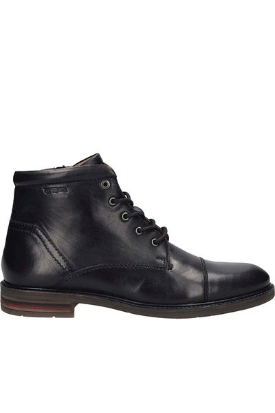SALAMANDER Black Booties Mens Shoes