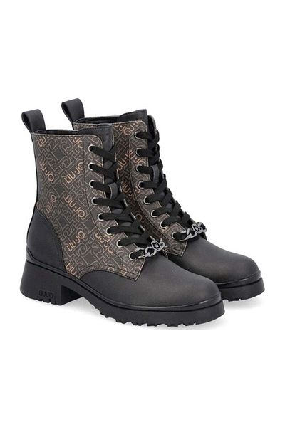 Liu Jo Black Booties Womens Shoes