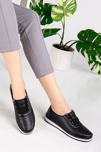 Moricha Pantofi de damă cu elastic perforat pentru mamă Balerini