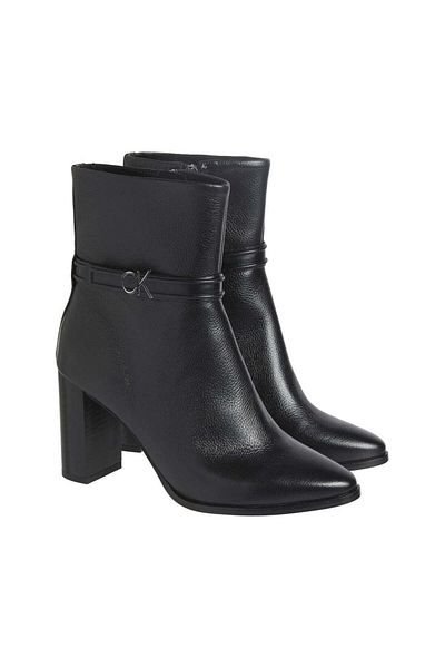 Calvin Klein Black Booties Womens Shoes