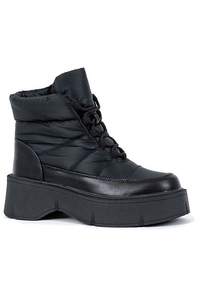 Betsy Black Booties Womens Shoes