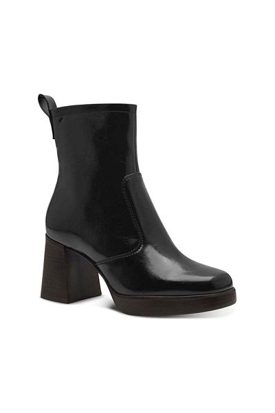 Tamaris Black Booties Womens Shoes