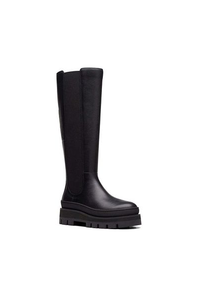 CLARKS Black Booties Womens Shoes
