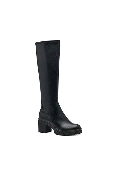 Tamaris Black Booties Womens Shoes