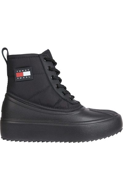 Tommy Jeans Cizme negre Pantofi dama
