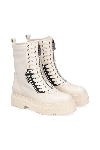 Liu Jo Beige Booties Womens Shoes