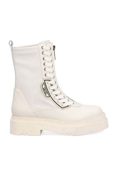 Liu Jo Beige Booties Womens Shoes