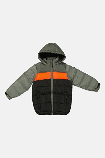 Perry Ellis جاكيت مبطن بغطاء رأس للأطفال الصغار، متعدد الألوان