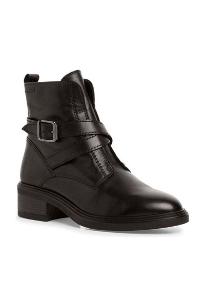 Tamaris Black Booties Womens Shoes