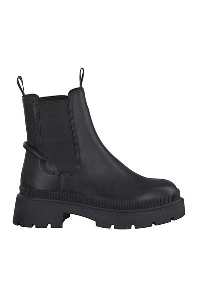 Tamaris Black Booties Womens Shoes