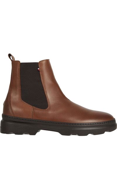 Tommy Hilfiger Brown Booties Mens Shoes