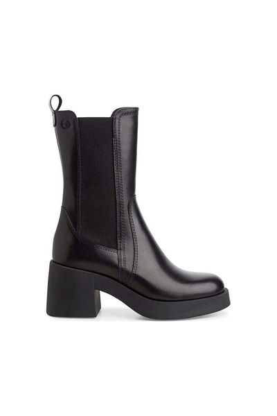 Tamaris Black Booties Womens Shoes