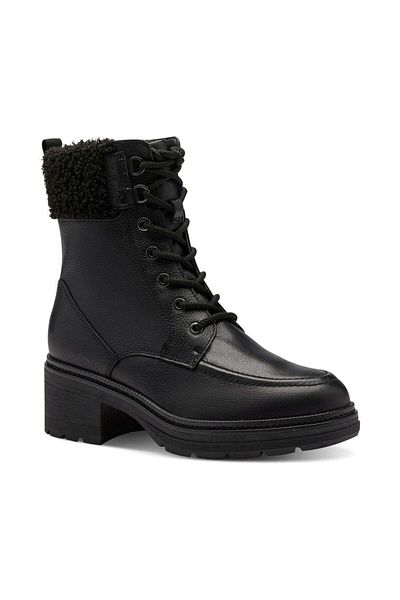 Tamaris Black Booties Womens Shoes