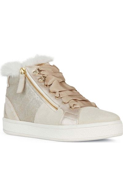 Geox Beige Booties Womens Shoes