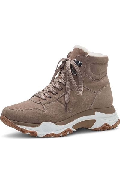 Marco Tozzi Beige Booties Womens Shoes