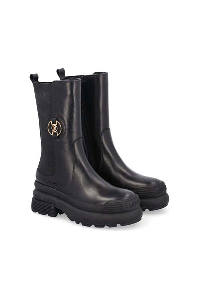 Liu Jo Black Booties Womens Shoes